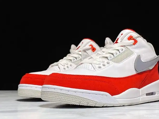 HYPE CJ0939-100 University Jordan Air 3 Retro White Tinker Red 0626